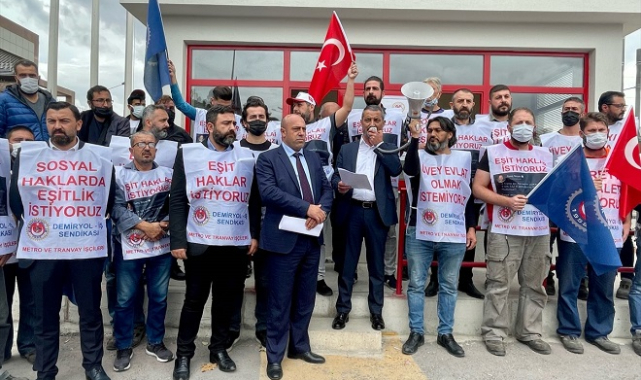 İzmir'de metro ve tramvay çalışanları grev kararı astı