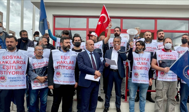 İzmir'de metro ve tramvay çalışanları grev kararı astı