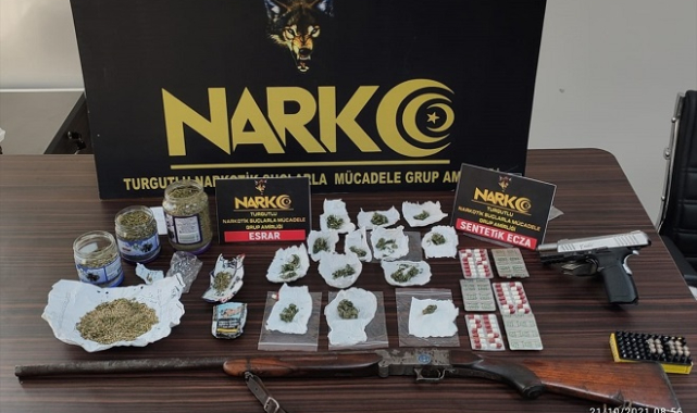Manisa'da uyuşturucu operasyonunda 7 kişi yakalandı