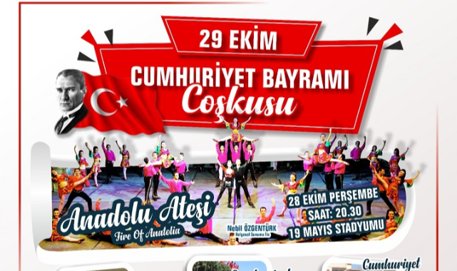 Menderes’te Cumhuriyet Coşkusu