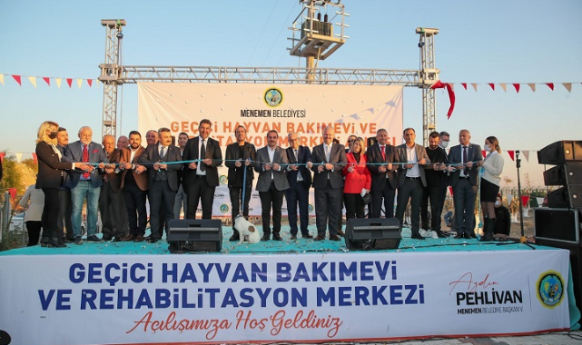 Menemen Belediyesi Geçici Hayvan Bakımevi Açıldı