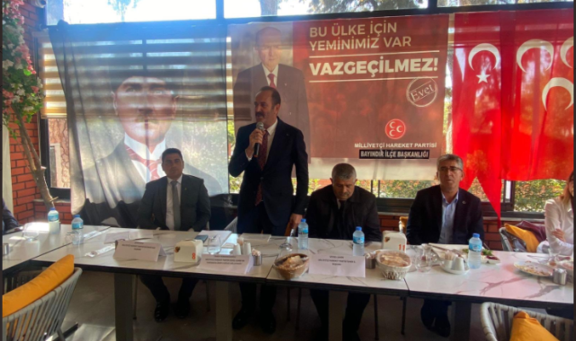Osmanağaoğlu ,Bayındırlı muhtarları dinledi