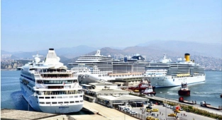 Rota İzmir, 32 kruvaziyer gemi geliyor