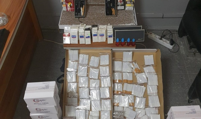 Urla’da kaçak sigara operasyonunda 1 kişi yakalandı