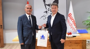 Başkan İduğ, DMO Bölge Müdürü Atila Aytekin’i ağırladı