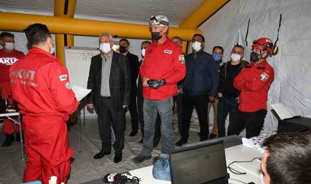 Başkan Selvitopu AKUT tatbikatında