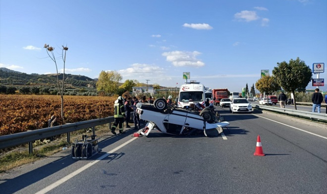 Salihli'de trafik kazası 1 ölü
