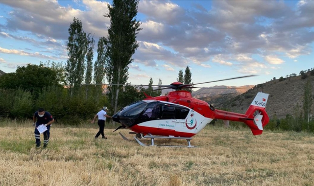 Uçak ve helikopter ambulanslar 3 bin 629 hasta ve yaralıyı taşıdı
