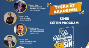 AK Parti İzmir'de 'Teşkilat Akademisi' başlıyor