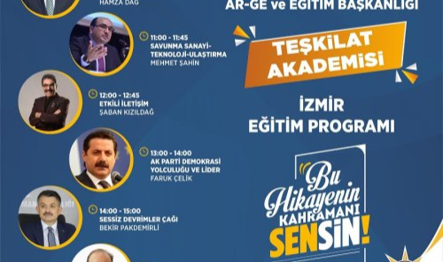 AK Parti İzmir'de 'Teşkilat Akademisi' başlıyor