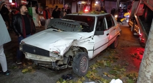 Kazada biri çocuk 3 kişi yaralandı