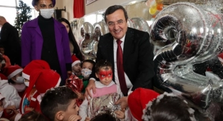 Konaklı çocukların  yılbaşı coşkusu