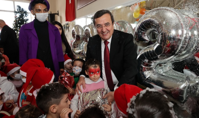 Konaklı çocukların  yılbaşı coşkusu