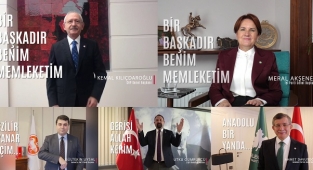 Muhalefet liderleri işaret diliyle “Memleketim” dedi 