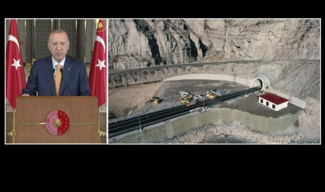 Pirinkayalar Tüneli açıldı... Erdoğan'dan önemli açıklamalar