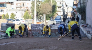 Buca sokaklarında kış mesaisi
