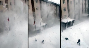 Her şey saniyeler içerisinde oldu! Son anda kurtuldular