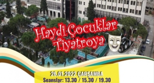 Kınık Belediyesinden Karne Hediyesi Çocuk Tiyatrosu
