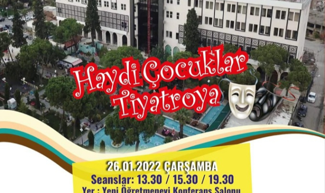 Kınık Belediyesinden Karne Hediyesi Çocuk Tiyatrosu