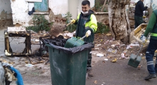 Konak’tan Roman mahallelerinde Temizlik harekatı
