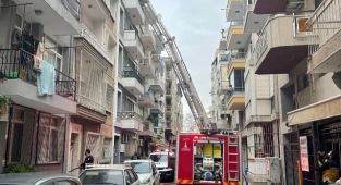 Apartman dairesinde çıkan yangın söndürüldü