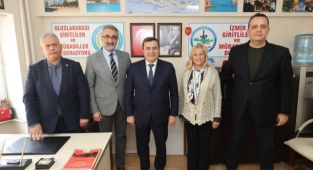 Başkan Batur’dan Göçmen dernekleri turu