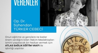 Cebeci’nin adına burs verilecek.