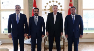 Cumhurbaşkanı Erdoğan, Irak Temsilciler Meclisi Başkanını kabul etti