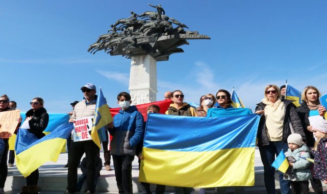 Rusya'nın saldırısını protesto etti