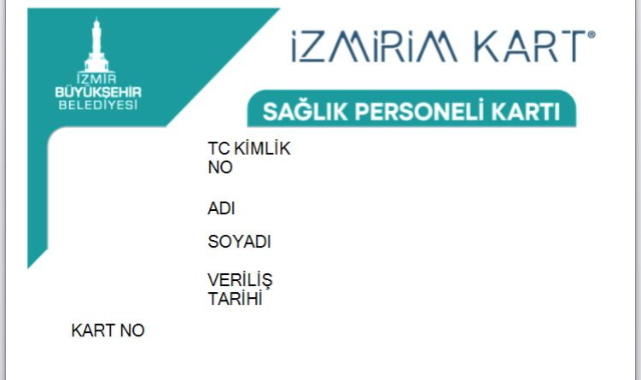 Sağlık Personeli İzmirim Kartlarda son başvuru 28 Şubat!