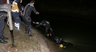 Su kanalına düşen otomobilin sürücüsü hayatını kaybetti