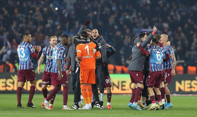 Trabzonspor'dan şampiyonluk yolunda önemli galibiyet