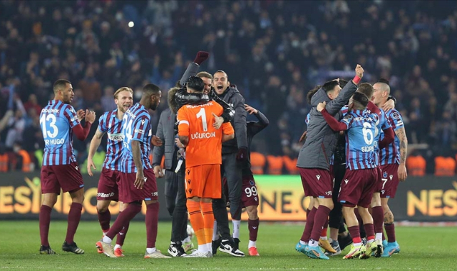 Trabzonspor rekor puanla şampiyonluk peşinde