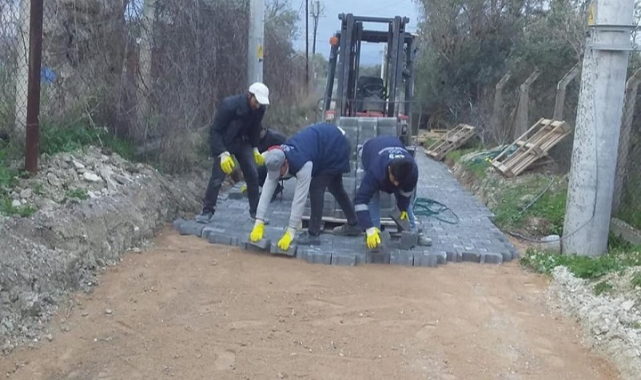 Urla Belediyesi çalışmalarına hız kesmeden devam ediyor
