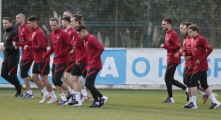 A Milli Takım Portekiz'deki ilk antrenmanını gerçekleştirdi