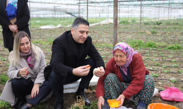 Başkan Kayalar’dan Ekmeğini Topraktan Çıkartan Kadınlara Ziyaret
