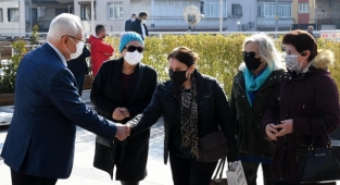 Başkan Selvitopu şehit aileleriyle buluştu