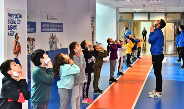 İzmir Büyükşehir Belediyesi’nin sportif yetenek ölçümü sürüyor