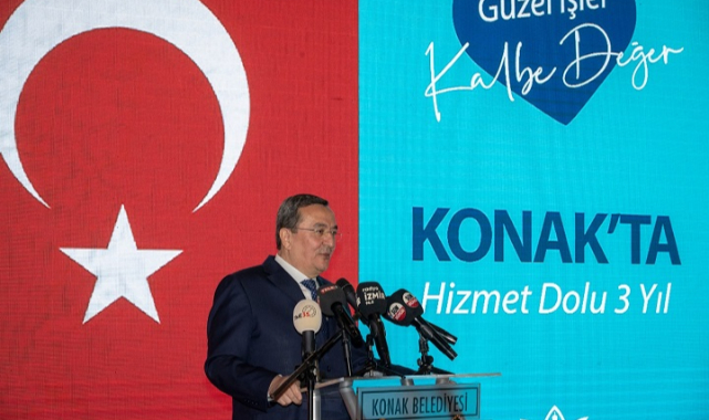 Konak’ta Hizmet Dolu 3 Yıl