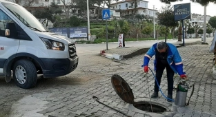 Menderes Belediyesi’nden ilaçlama seferberliği