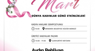 Pehlivan’dan 8 Mart Mesajı