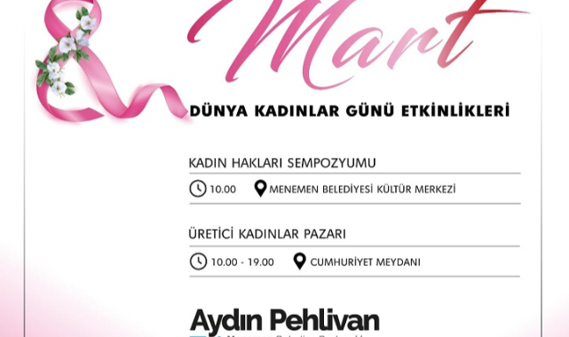 Pehlivan’dan 8 Mart Mesajı