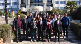 Sultanlar Şampiyonluk Sevincini Başkan Kayda İle Paylaştı