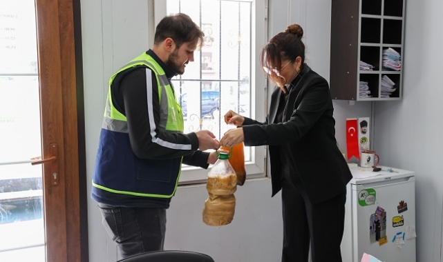 Atık yağ getirene bulaşık deterjanı hediye