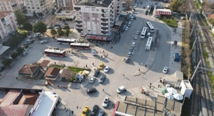 Çiğli Tramvay hattı çalışmaları nedeniyle trafik akışında değişiklik