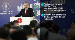 Cumhurbaşkanı Erdoğan öğrencilerle iftarda bir araya geldi