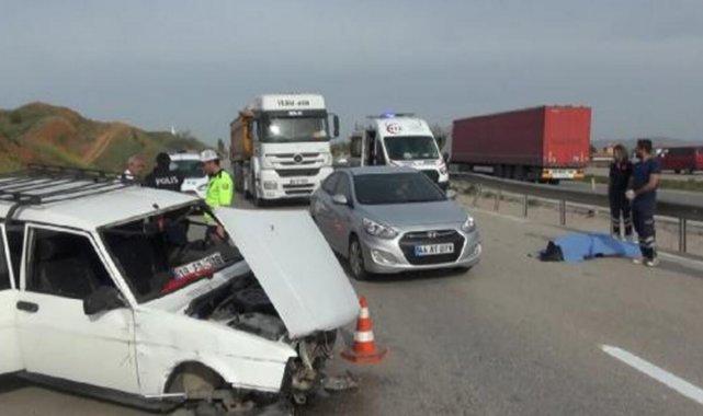 Kazada otomobilden fırlayan sürücü hayatını kaybetti