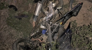 Ödemiş'te otomobille çarpışan motosikletin sürücüsü yaralandı