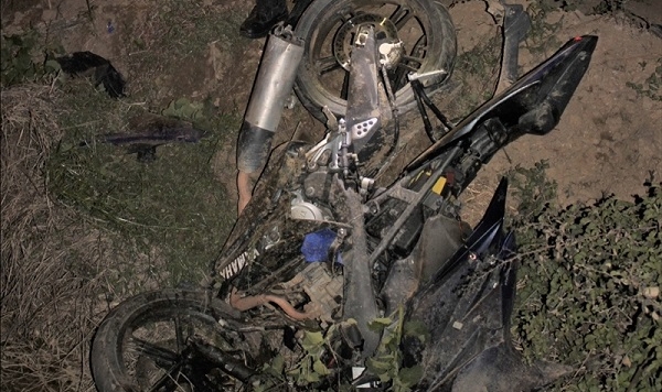 Ödemiş'te otomobille çarpışan motosikletin sürücüsü yaralandı