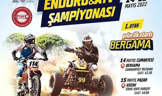 Bergama, Türkiye Enduro ve ATV Şampiyonası için gün saymaya başladı